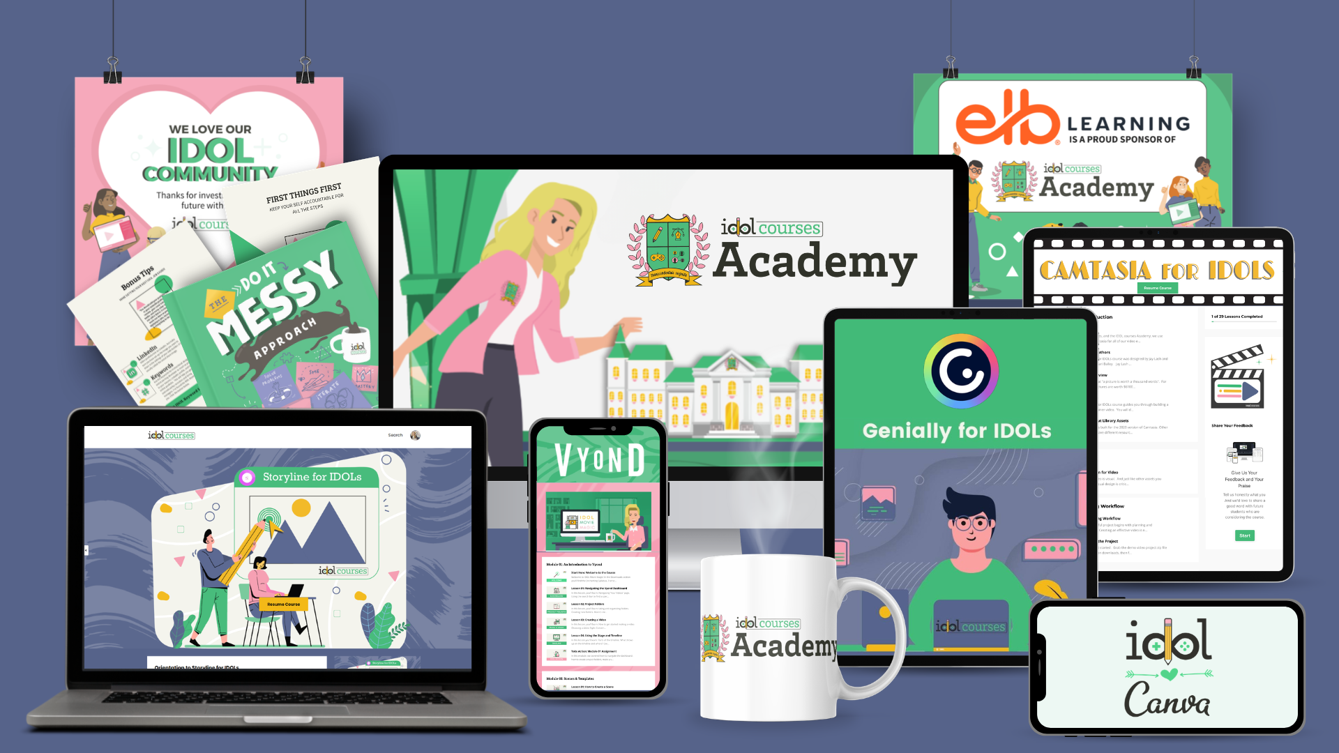 Inside IDOL Academy — course platform, tools, and community