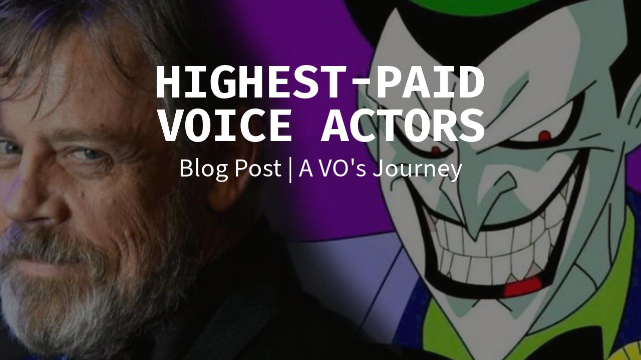 The 15 Highest-Paid Voice Actors in the World