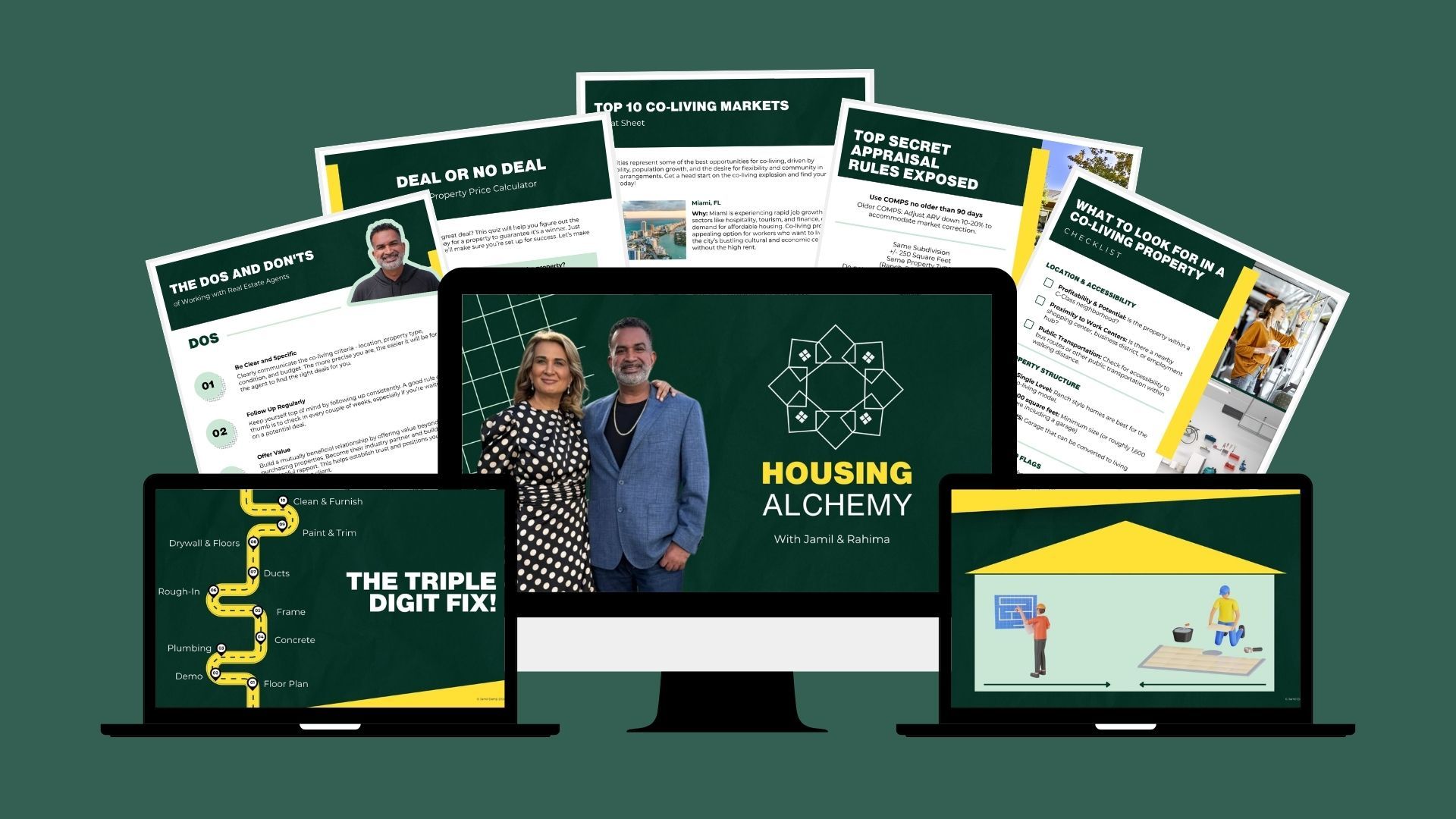  Jamil and Rahima co-living course framework development session