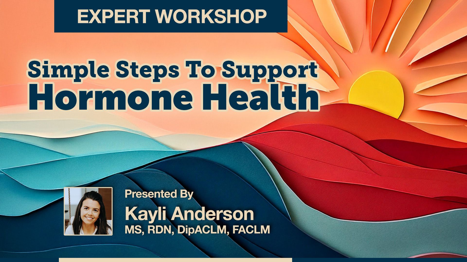 Simpe Steps to Hormone Health Graphic