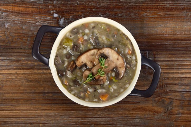mushroom barley soup