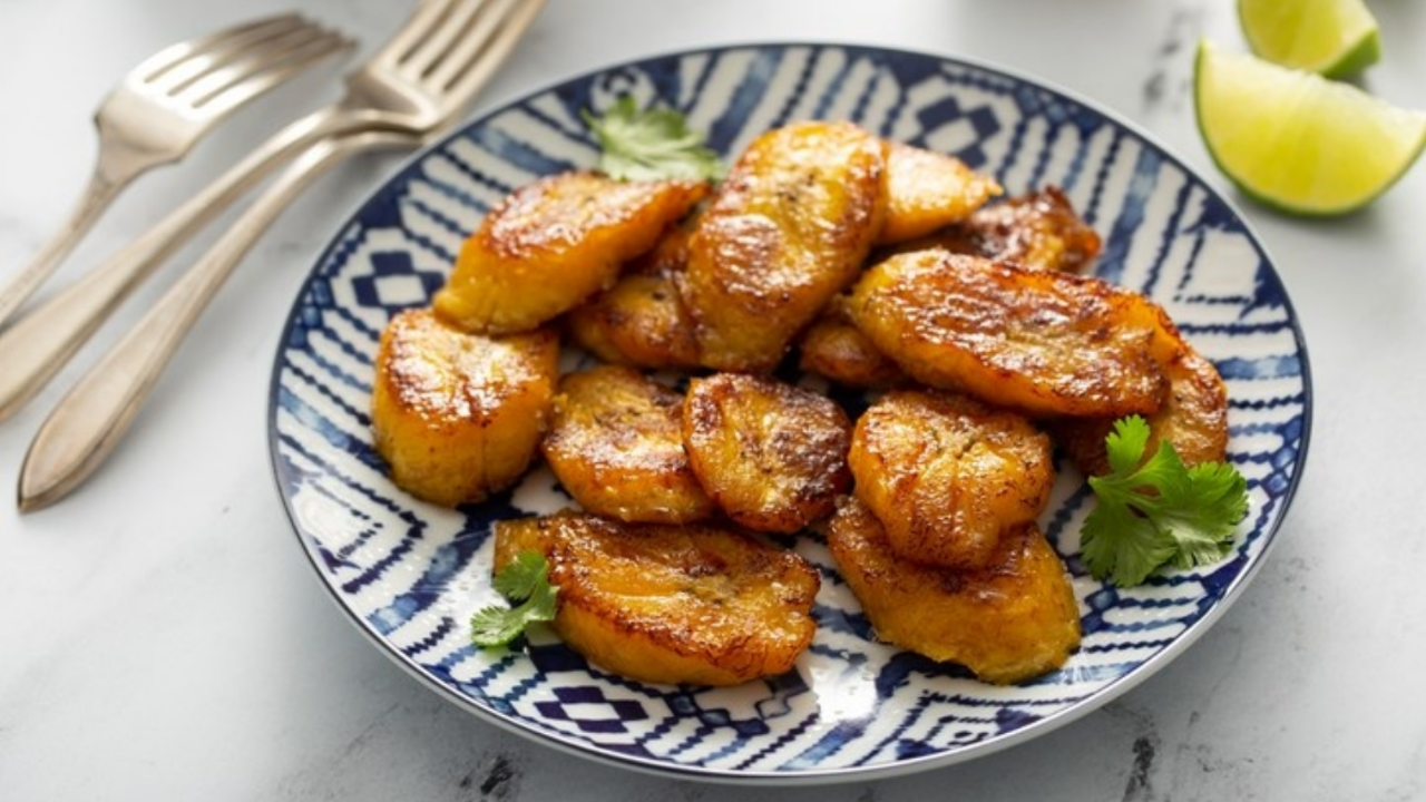 cooked plantains