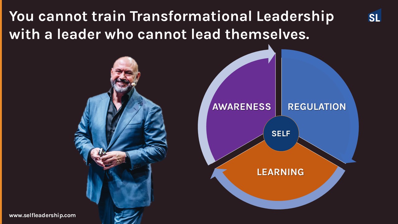You cannot train transformational leadership with a leader who cannot lead themselves