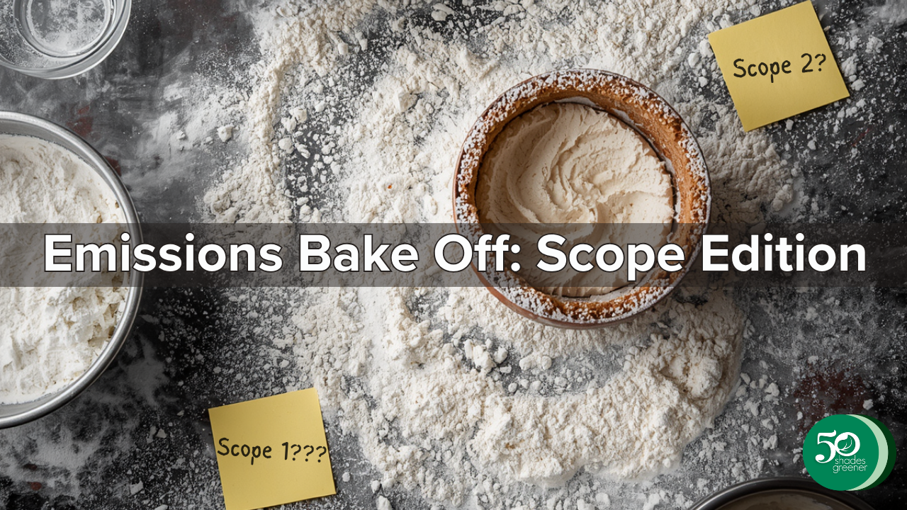 Scope 1 and 2 emissions calculation made easy by linking to baking a cake