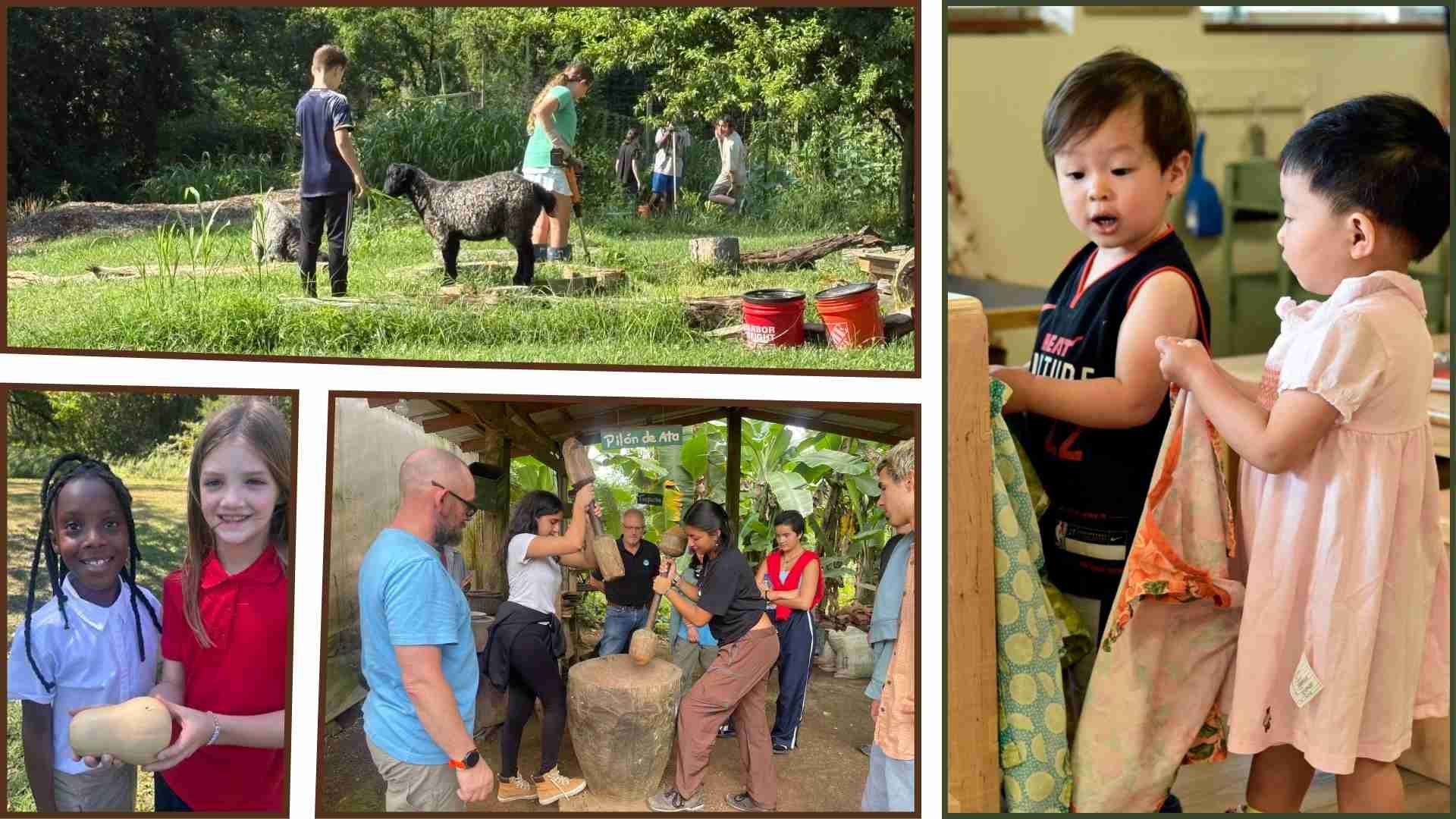 Children at all ages can learn about helping others.