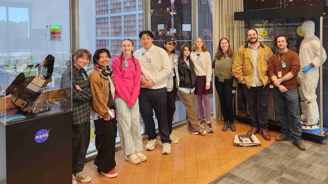 High School students at NASA