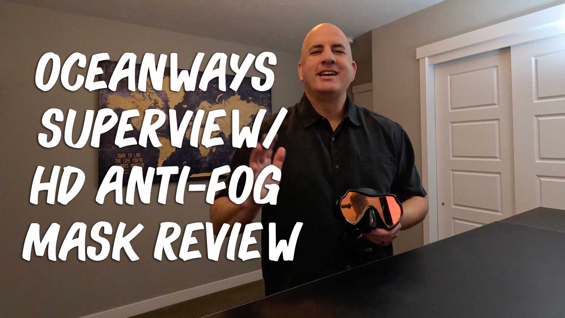 Oceanways Superview/HD Anti-Fog Mask Review