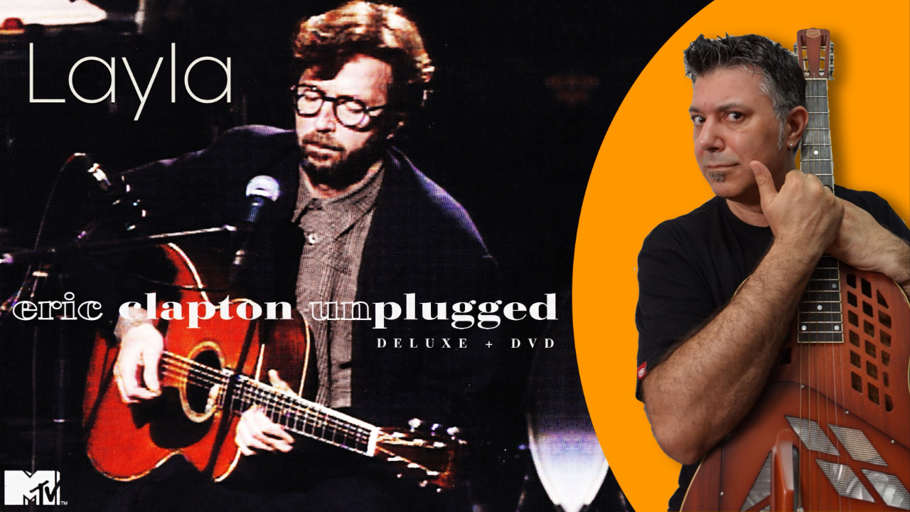 Il Live unplugged di Eric Clapton su MTV del 1992 è ormai uno dei momenti più importanti della storia del rock. Un semplice pomeriggio si trasforma in un grandissimo successo con 26M di copie vendute e ha vinto ben 6 Grammy. Analizziamo insieme la versione di Layla