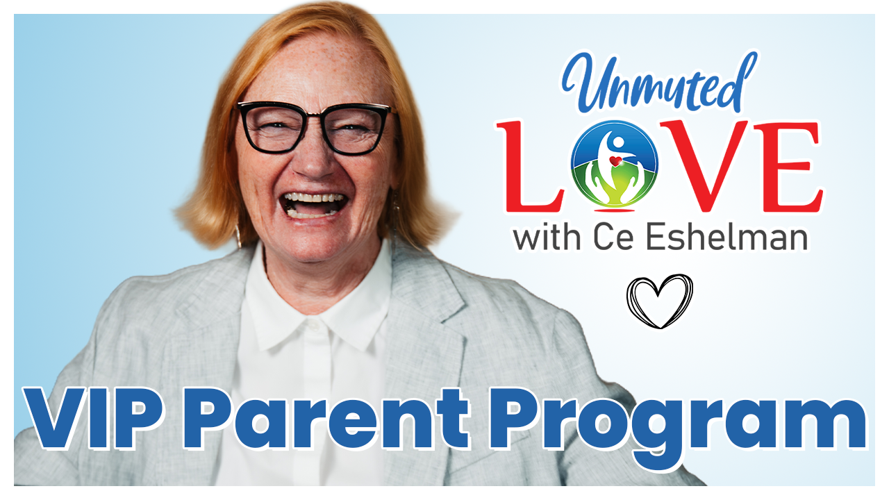 Ce smiles in front of a blue and white background, with the UnMuted Love podcast in the corner and the text 