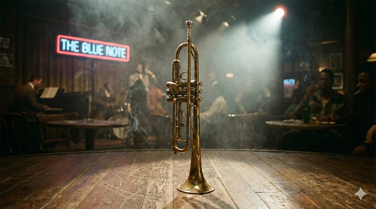 Blowing your own trumpet image by Andy Brown Kajabi Expert