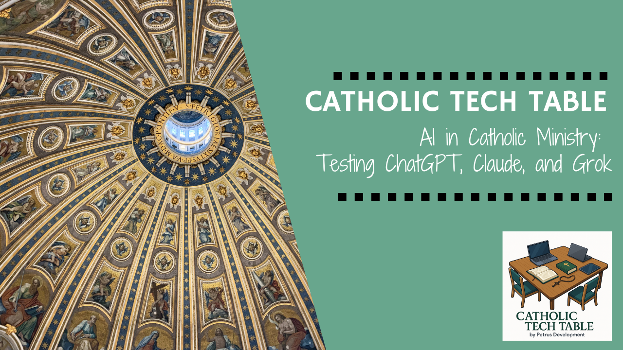  AI in Catholic Ministry: Testing ChatGPT, Claude, and Grok