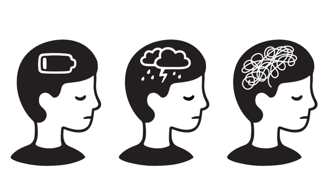 image depicting low energy in brain