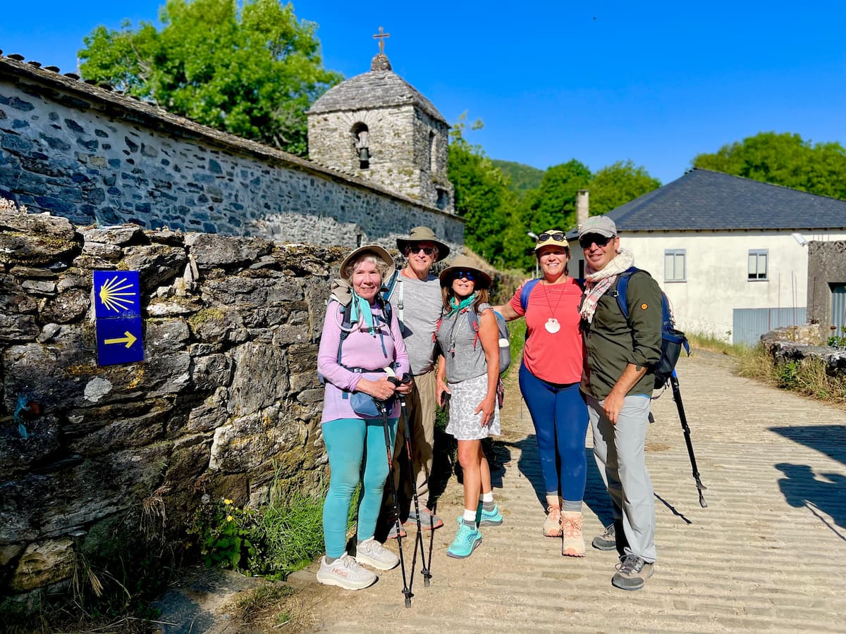 The Camino de Santiago pilgrimage route in Spain
