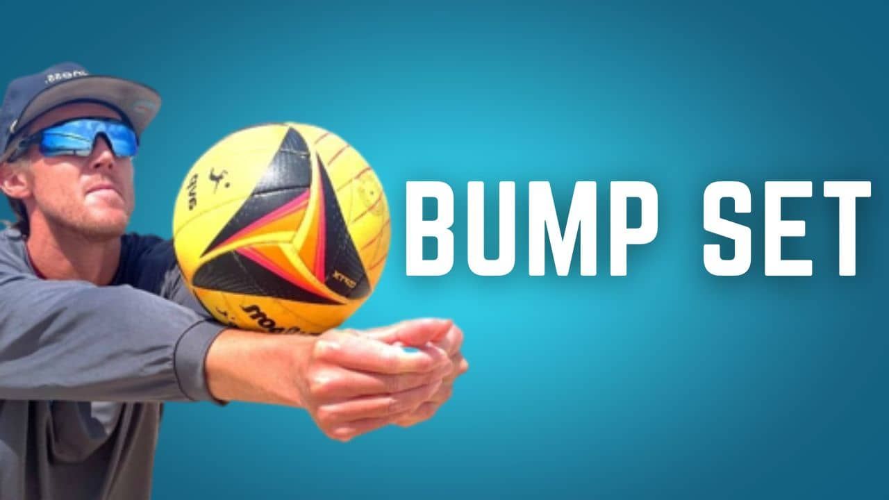 Bump set performed by Brandon Joyner, professional beach volleyball player