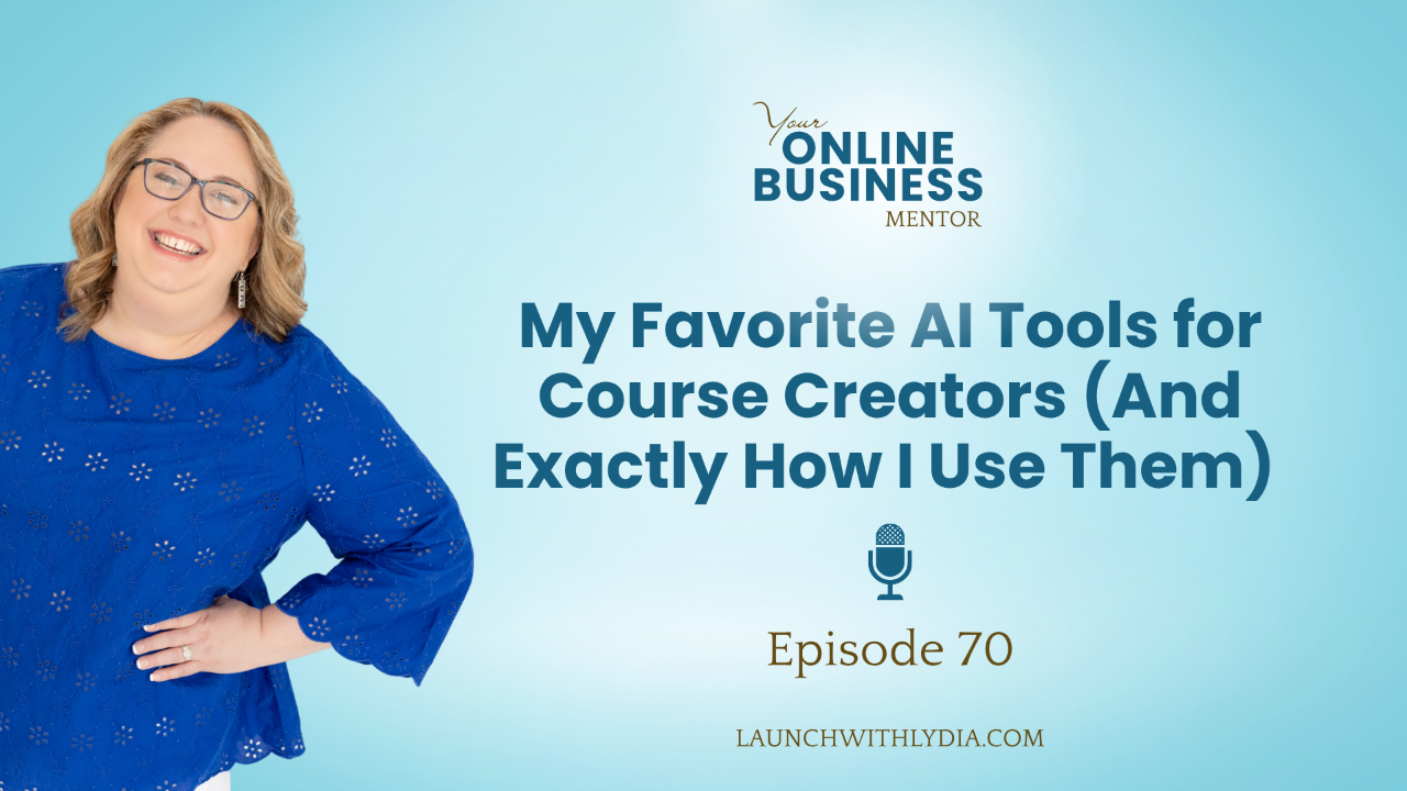 My Favorite AI Tools for Course Creators (And Exactly How I Use Them)