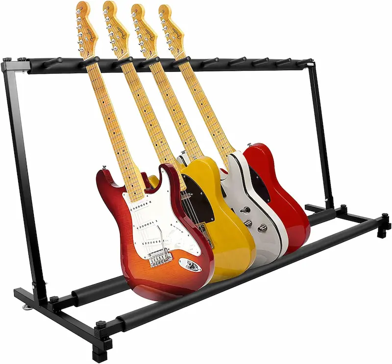 Double Guitar Stand  Floor Guitar Rack Bundle