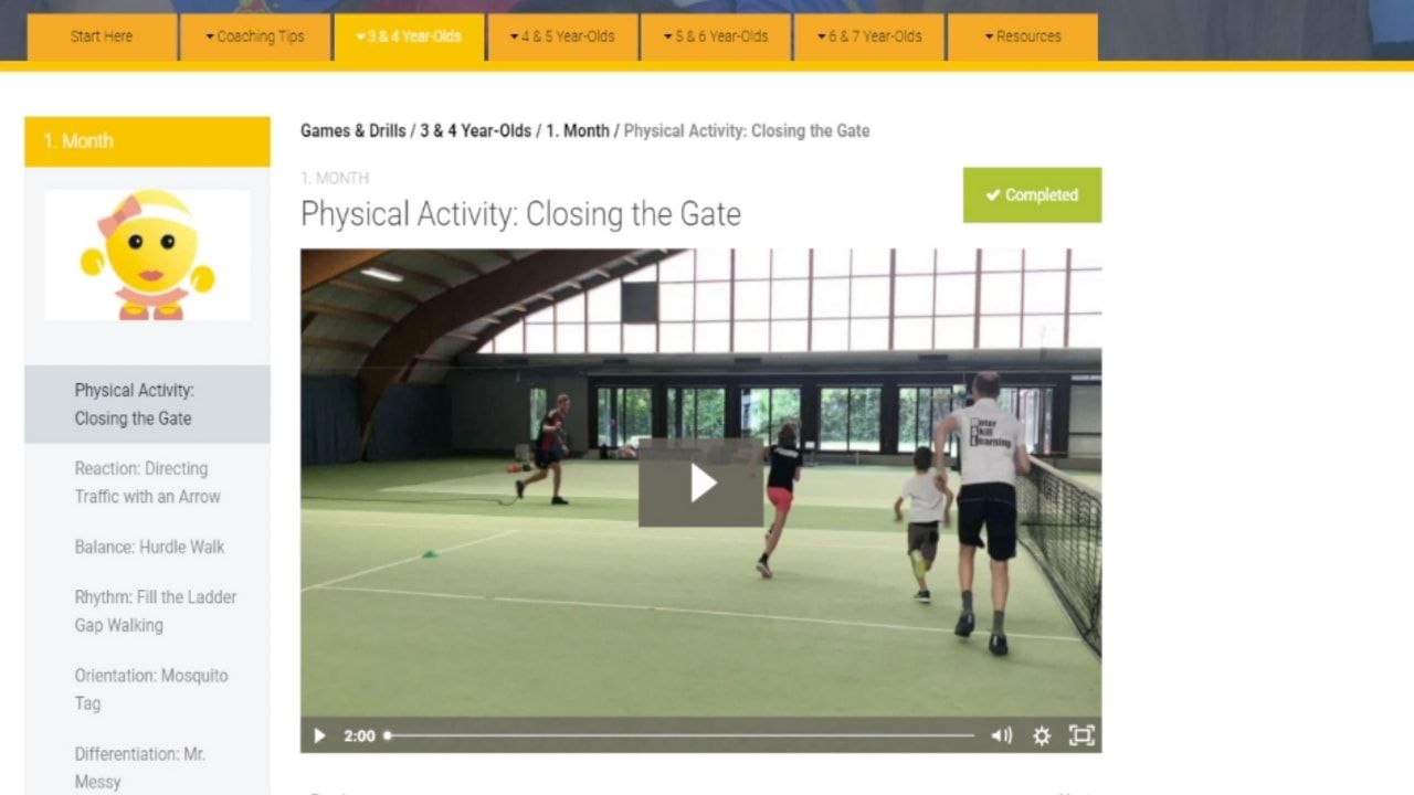 Curriculum for Physical Education in Preschool and Kindergarten