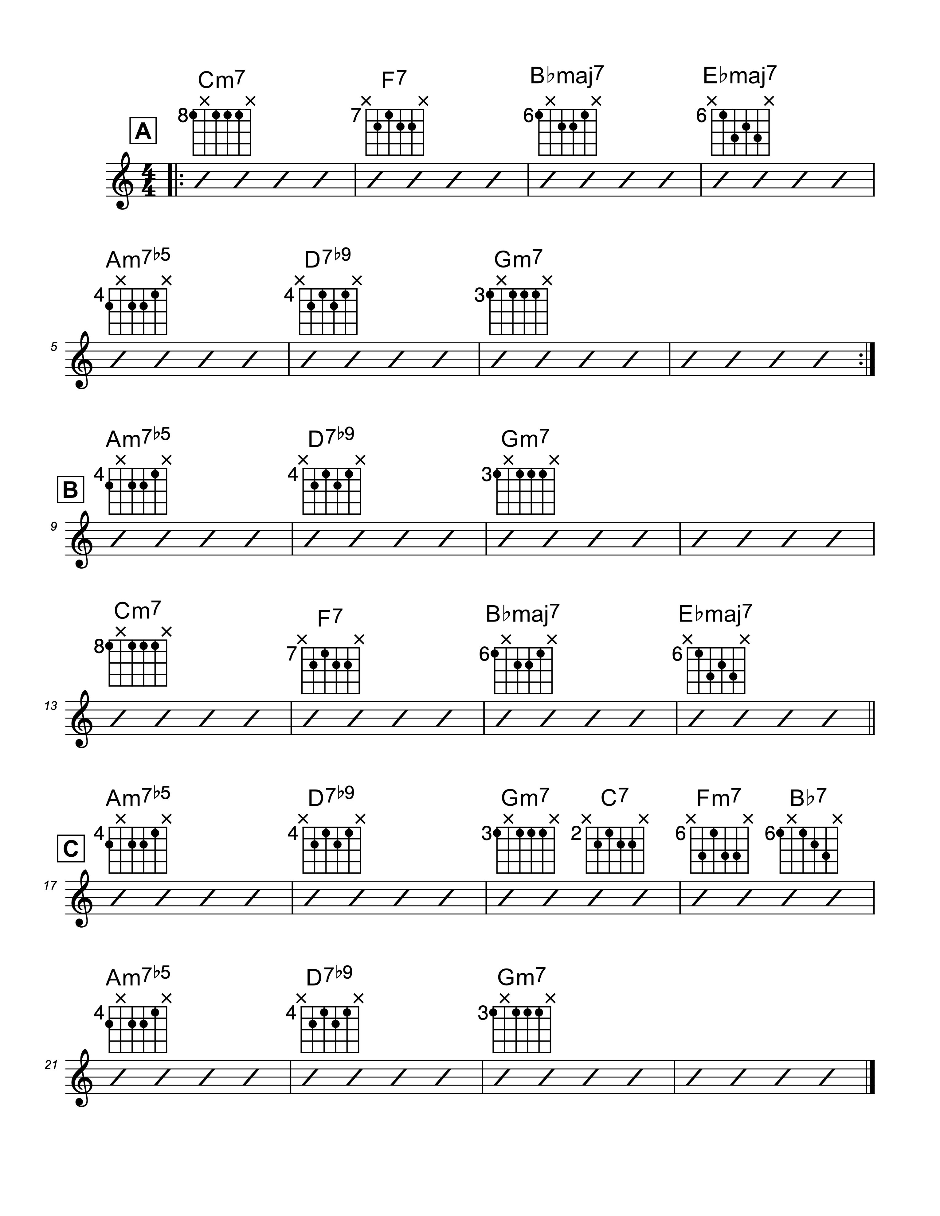 Autumn Leaves Chord Chart Autumn Leaves Chord Chart