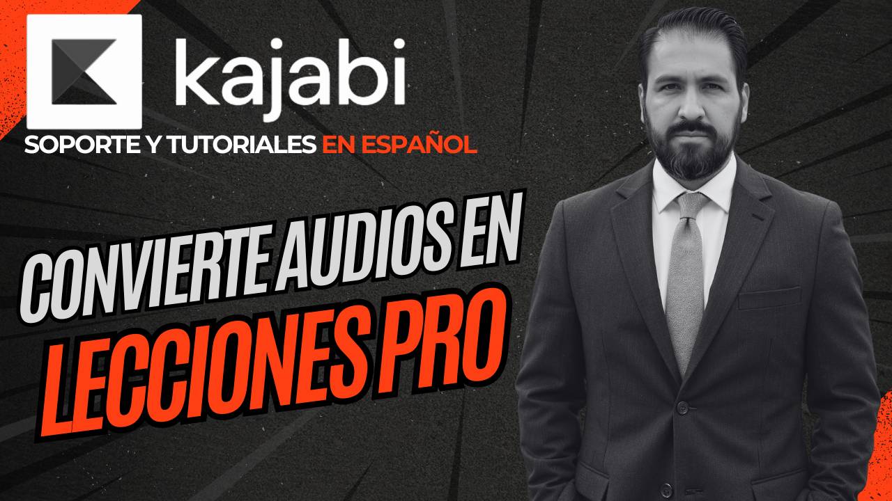Cómo combinar audio e imágenes para subirlas a tu curso en Kajabi