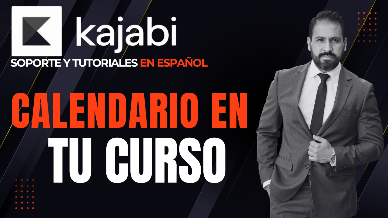 Cómo insertar un calendario en un producto de curso