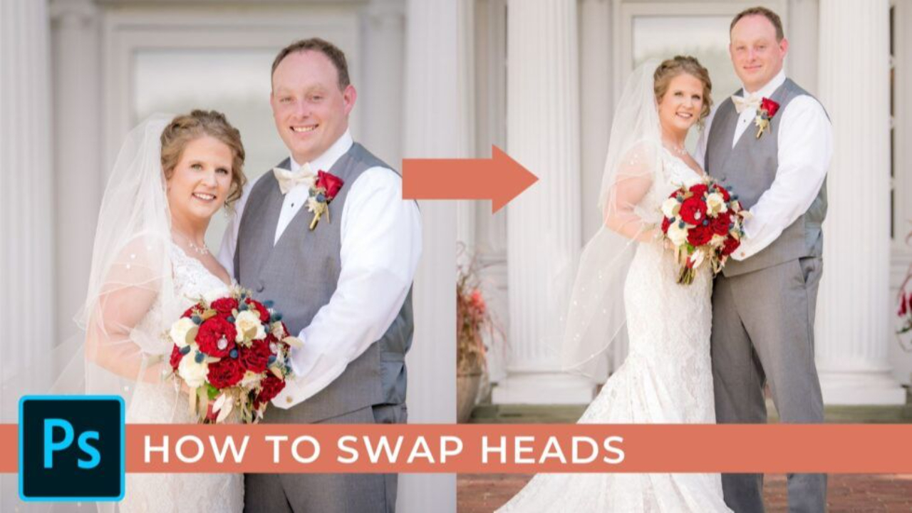 how to swap heads in Photoshop