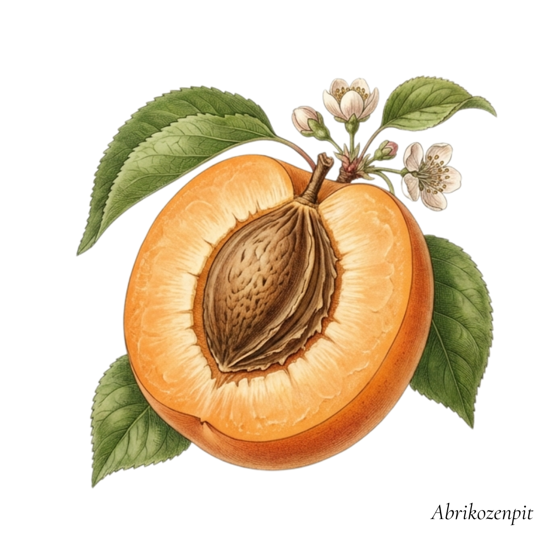 Abrikozenpitolie koudgeperst