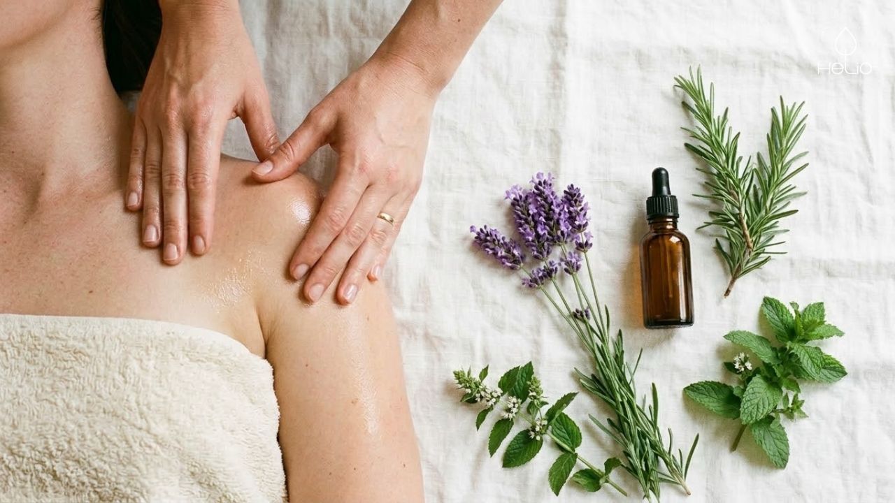 etherische olie bij massage