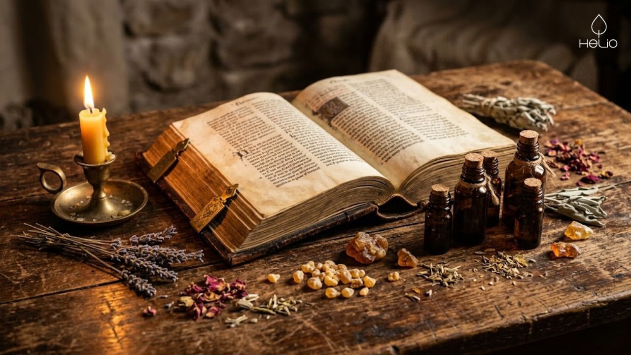 ijbelse etherische oliën frankincense mirre nardus sandelhout