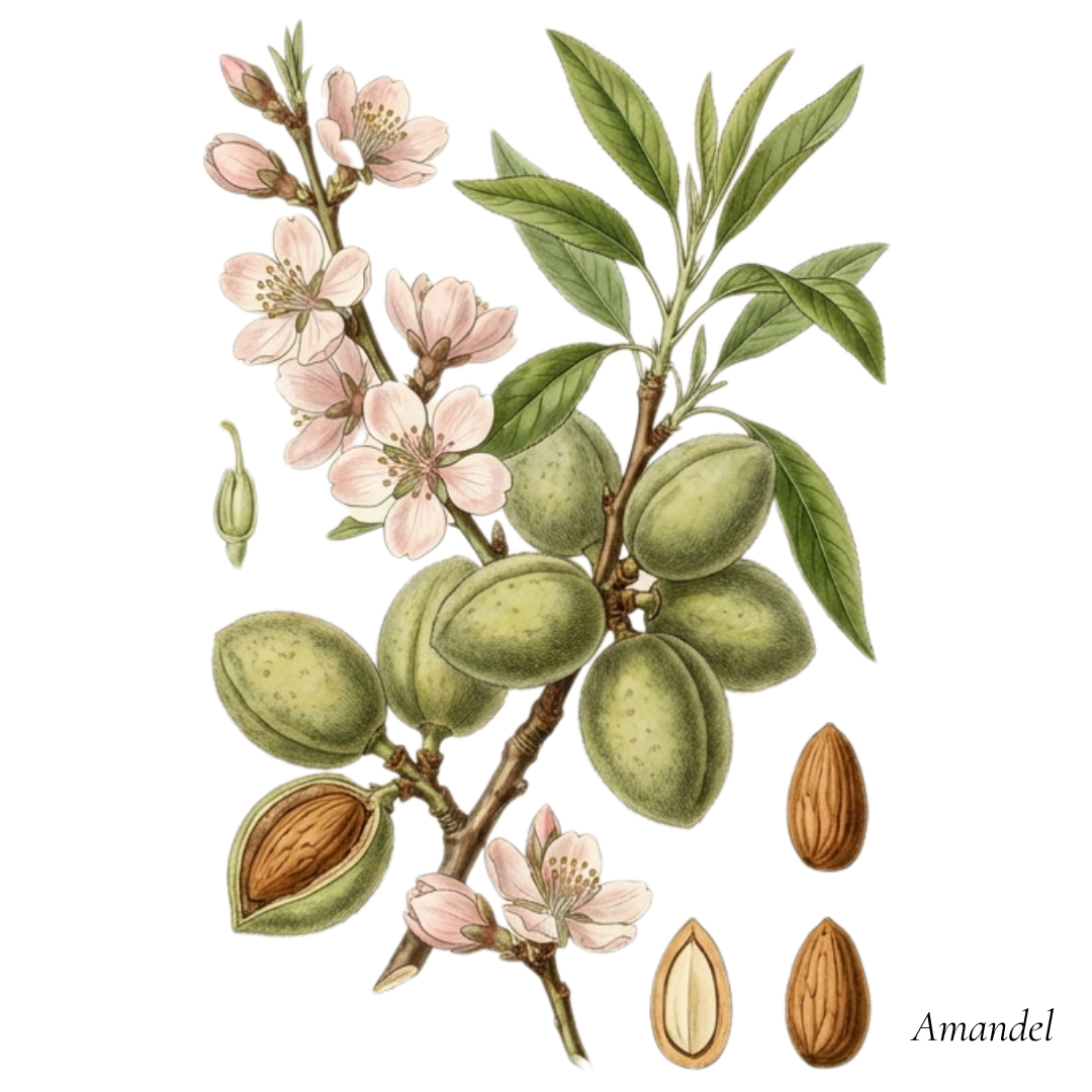 Zoete amandelolie koudgeperst