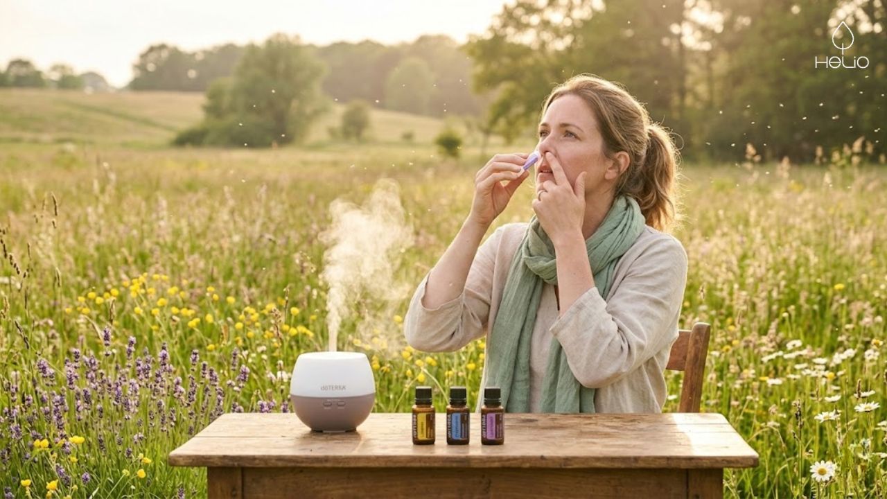 etherische olie bij hooikoorts