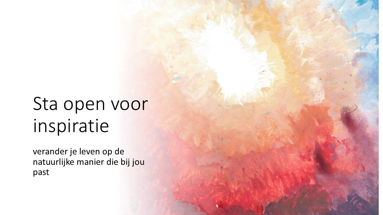 Flow college en inspiratie op de natuurlijke manier