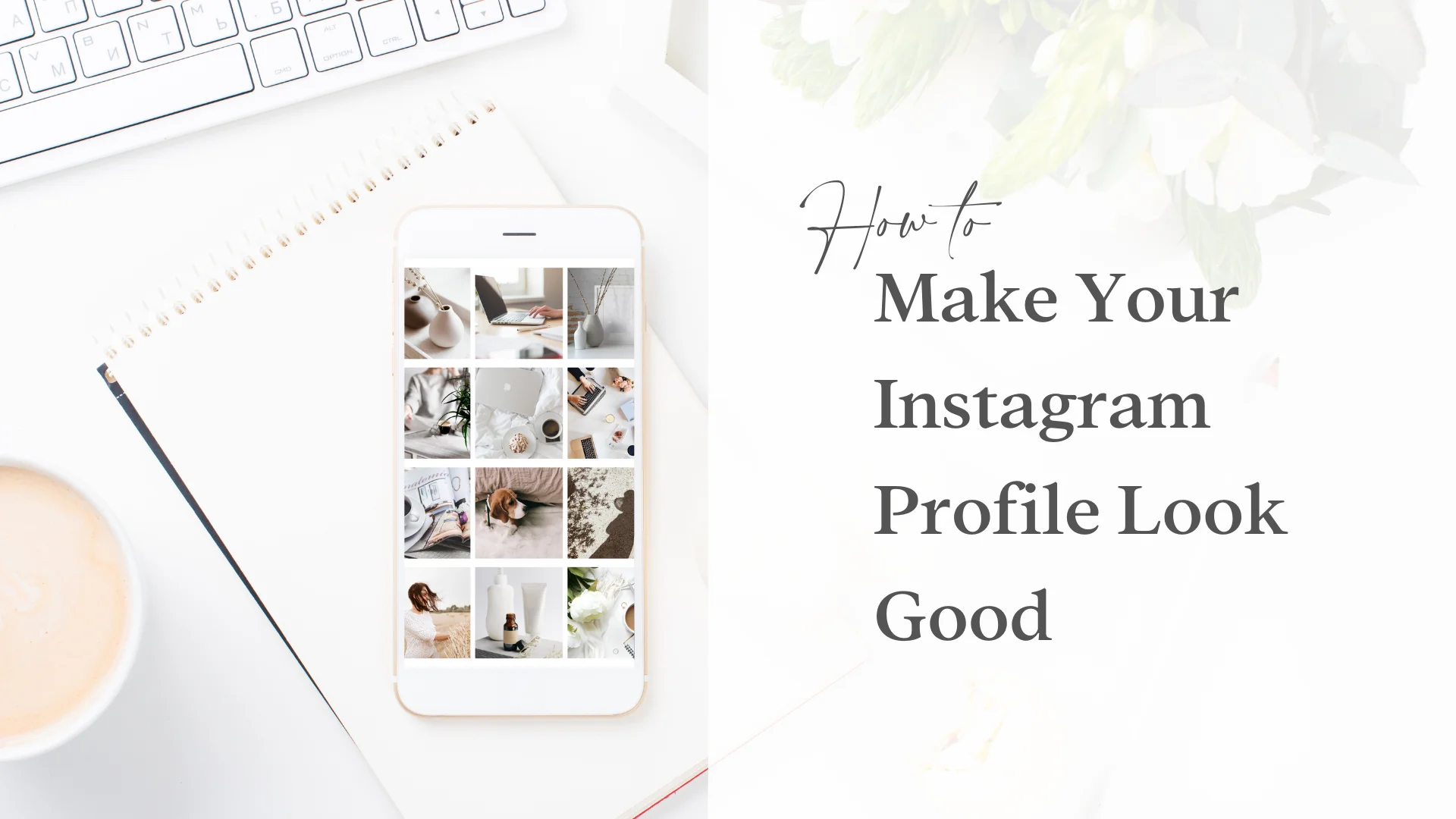 Begin by going to your Instagram profile.