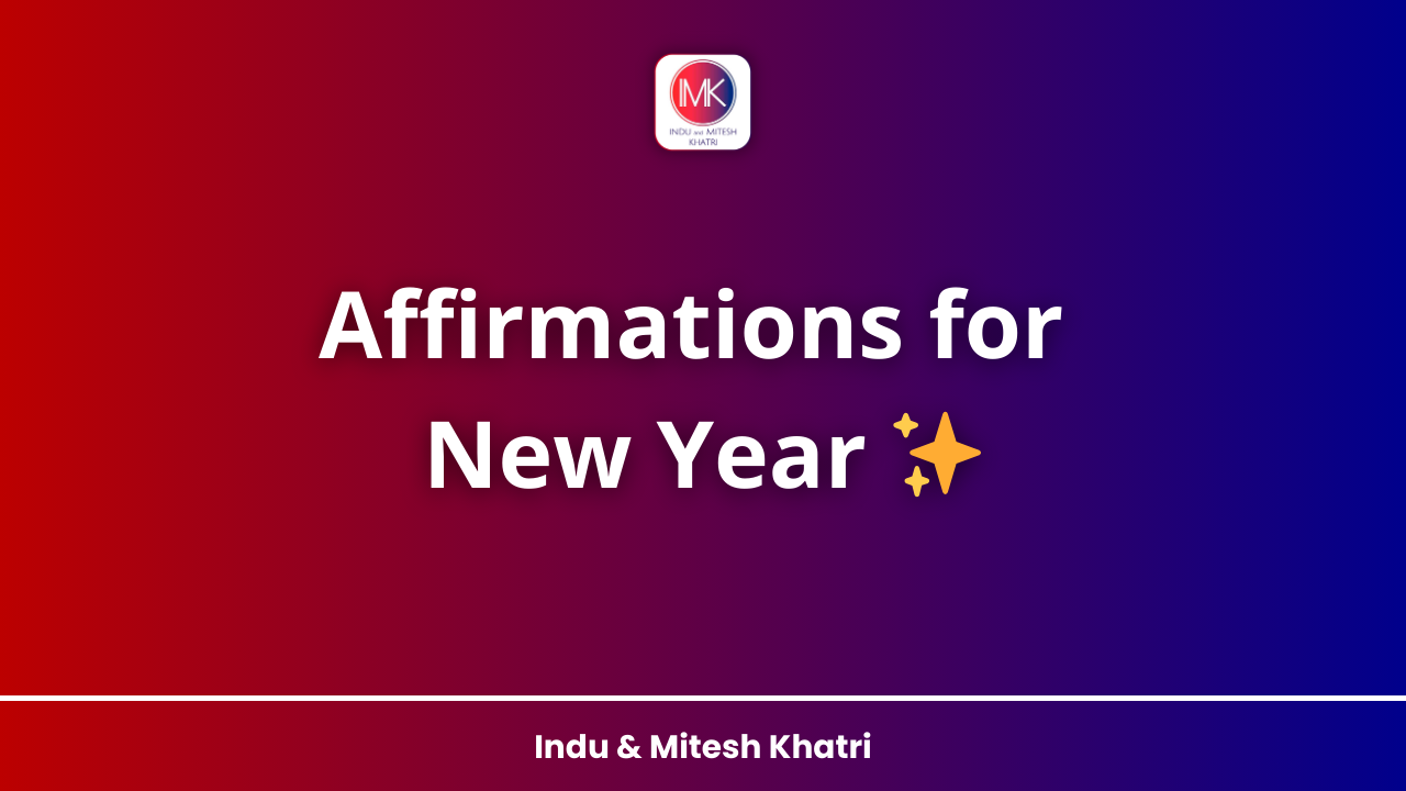 Affirmations for New Year ✨