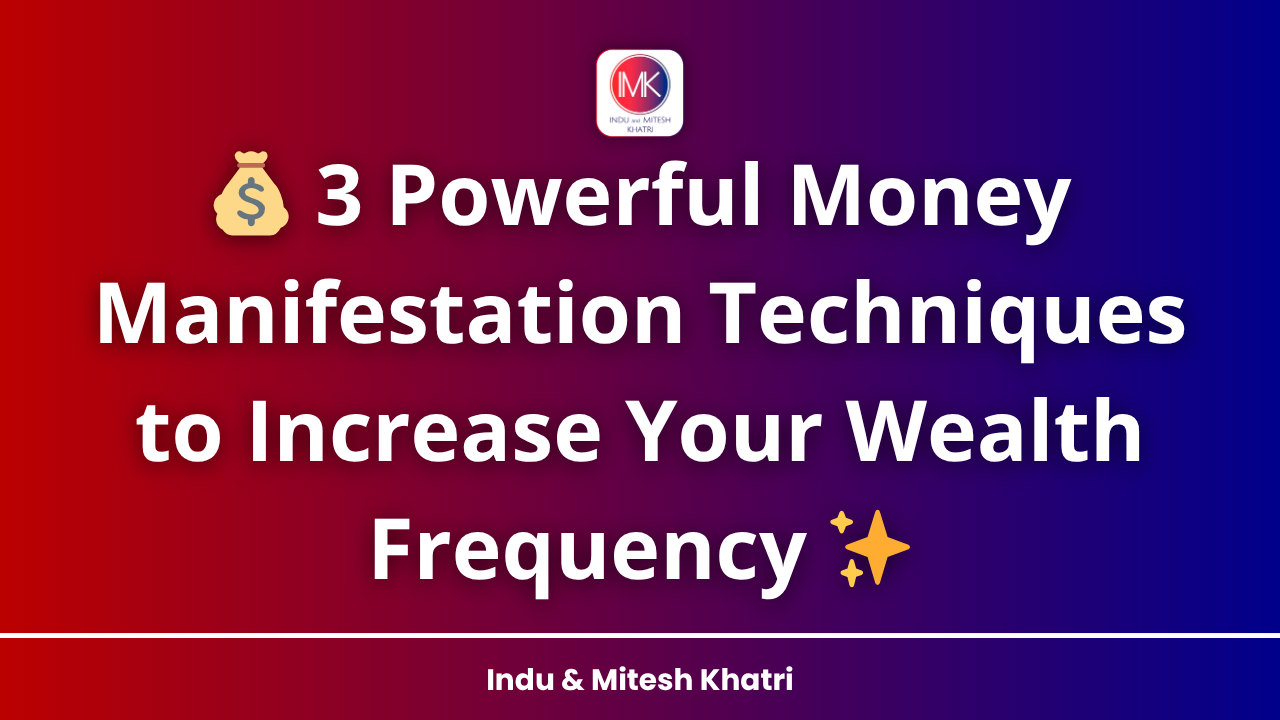 💰 3 Powerful Money Manifestation Techniques to Increase Your Wealth Frequency ✨
