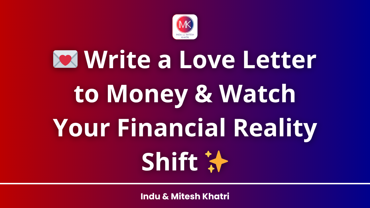 💌 Write a Love Letter to Money — And Watch Your Financial Reality Shift ✨