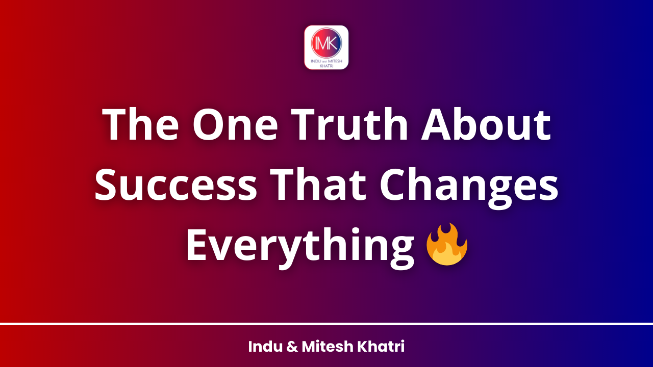 The One Truth About Success That Changes Everything 🔥