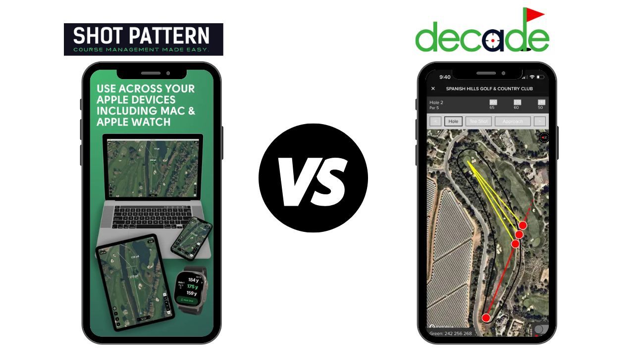 Shot Pattern App vs. DECADE Golf App