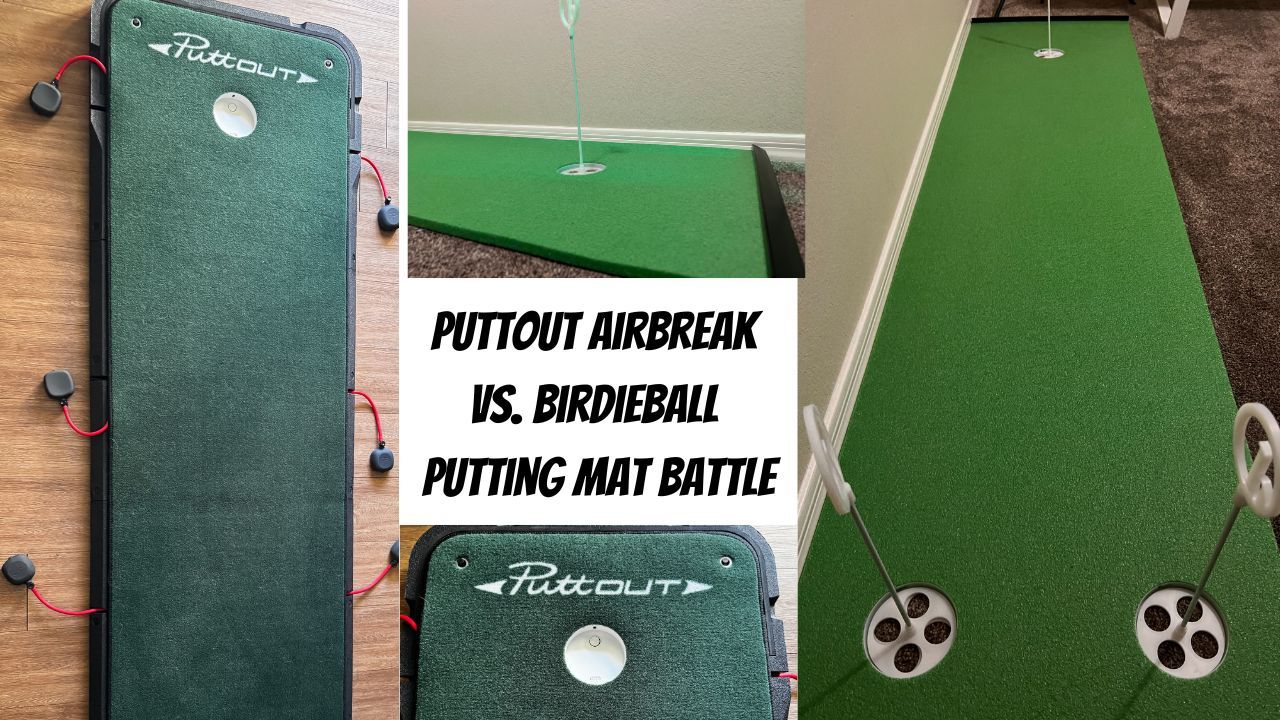 PuttOut AirBreak vs. BirdieBall Putting Mat