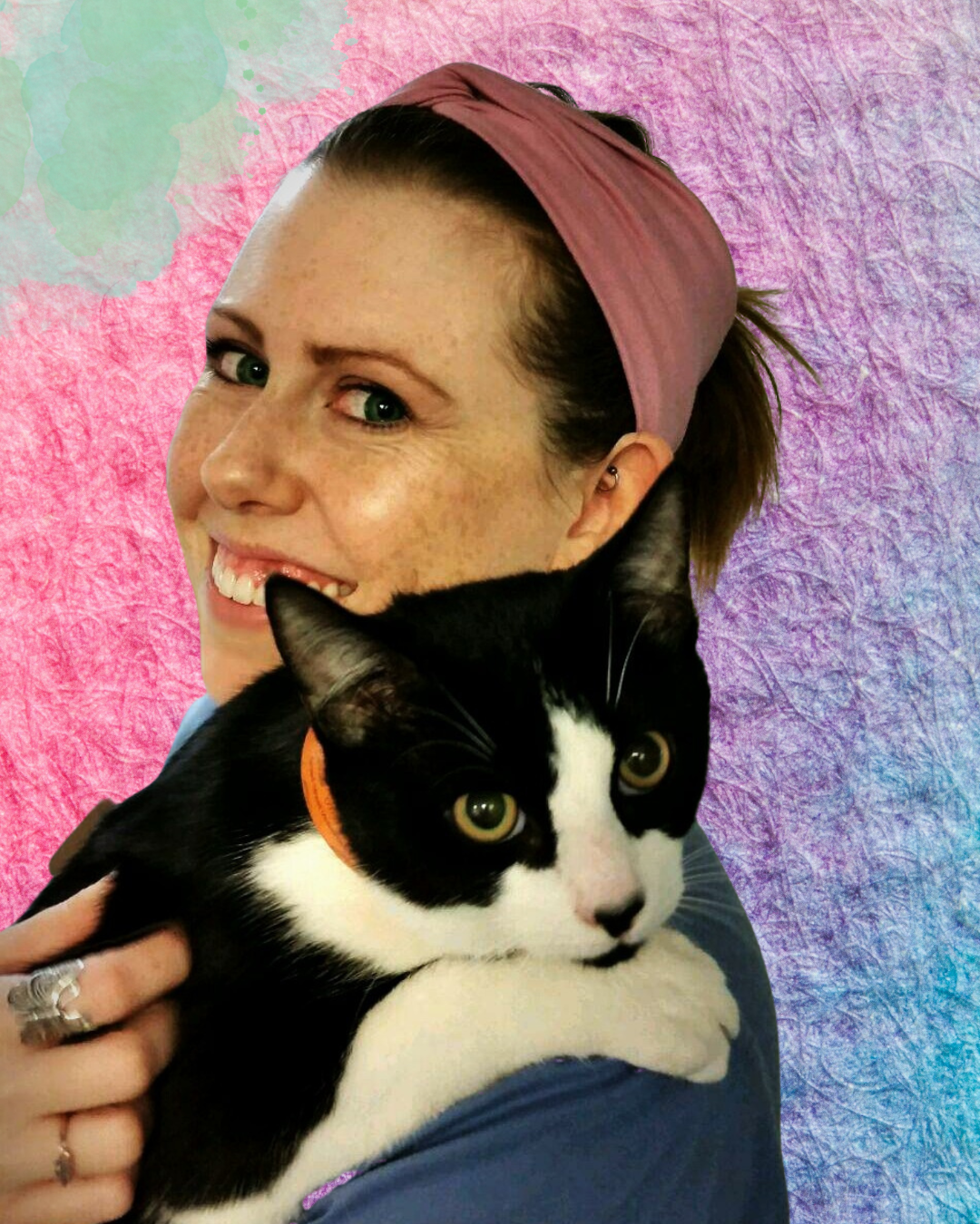 Photo of AHG Guest Blogger, Lindsay Brockman, a licensed veterinary technician and certified pet grief loss specialist.