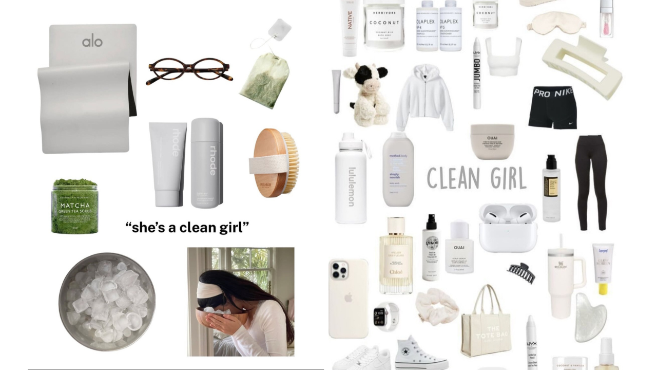 Clean girl trend