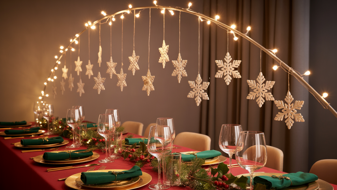 🎄 Christmas Table Rod Decorating Ideas for a Magical Holiday Dinner