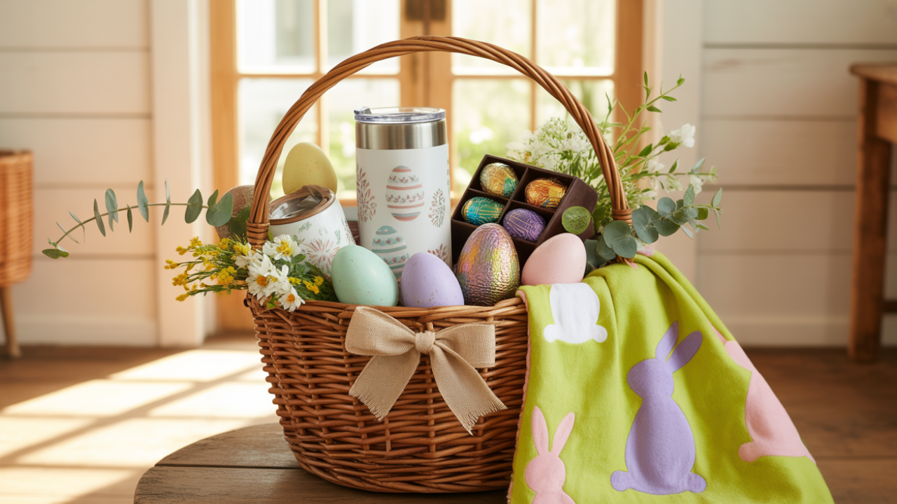 A Loving DIY Rustic Themed Easter Basket