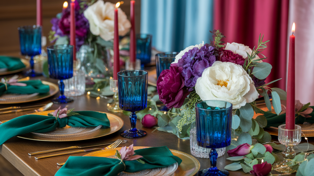 How to Plan a Jewel-Toned Wedding That Shimmers