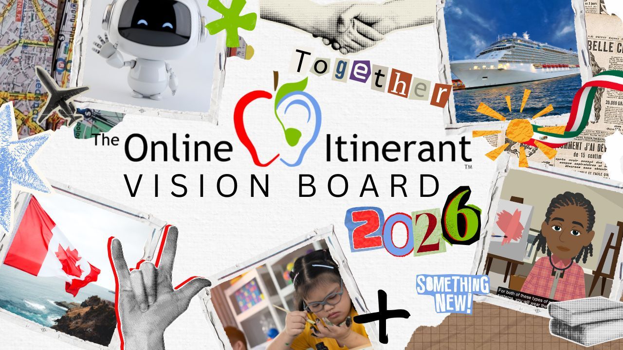 The Online Itinerant Vision Board