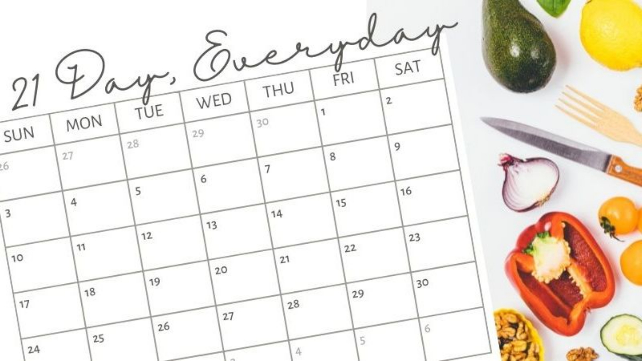 21 Day, Everyday healthy, mindful eating