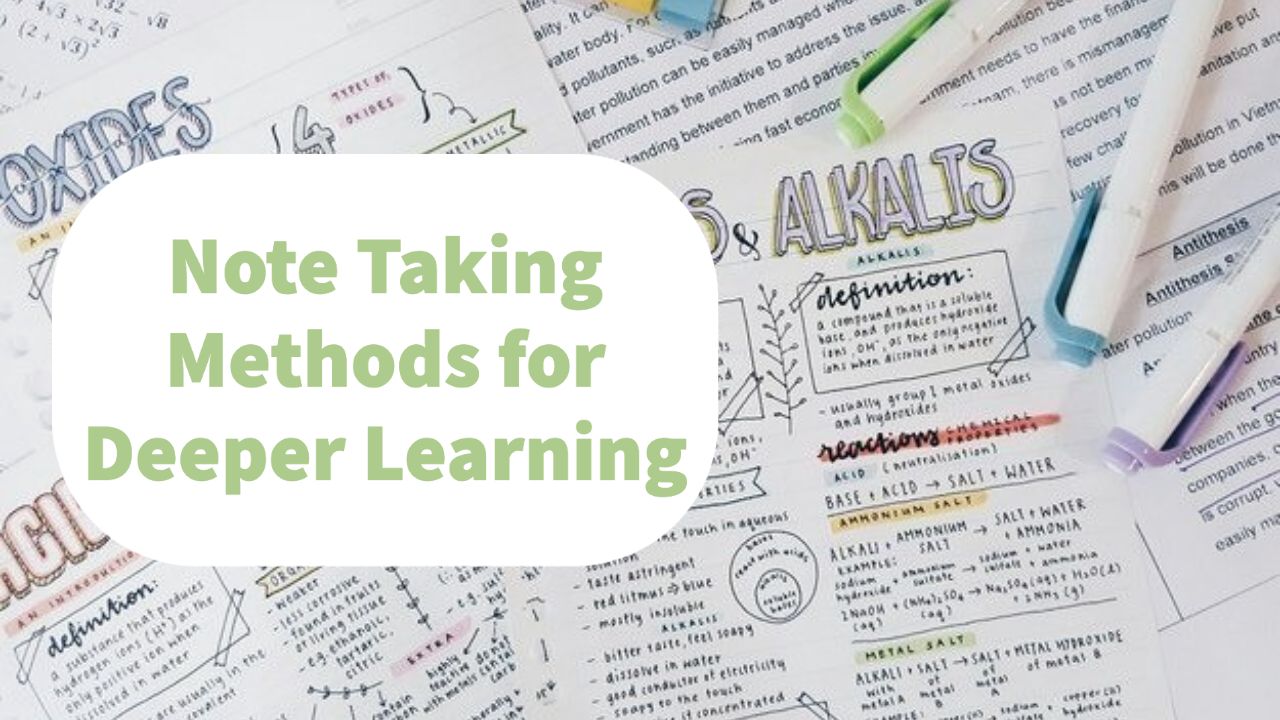 The 13 Most Effective Note-Taking Methods - E-Student