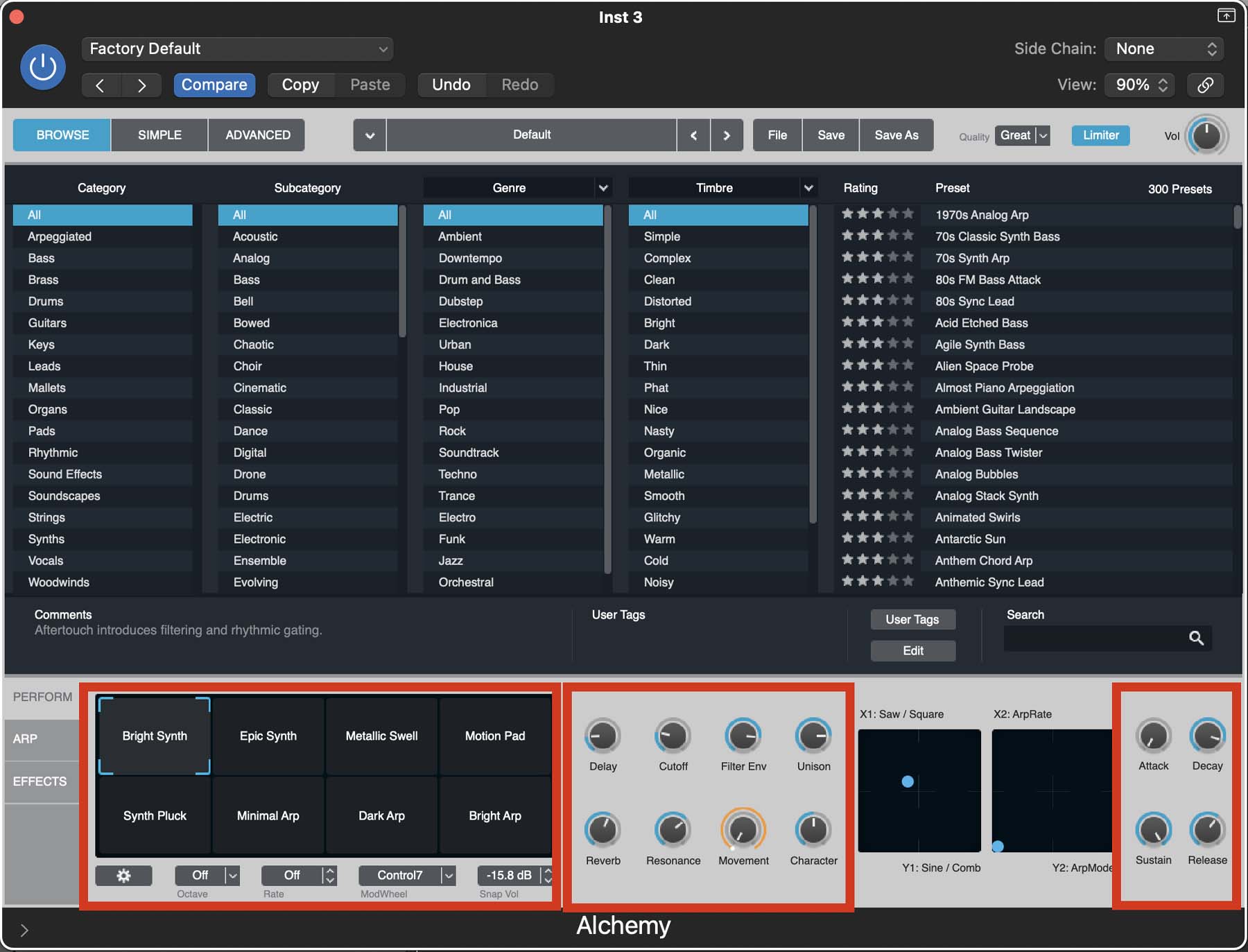 logic pro alchemy