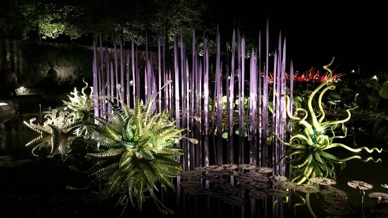 2018 Dale Chihuly installation at Biltmore Estate, Asheville, NC.