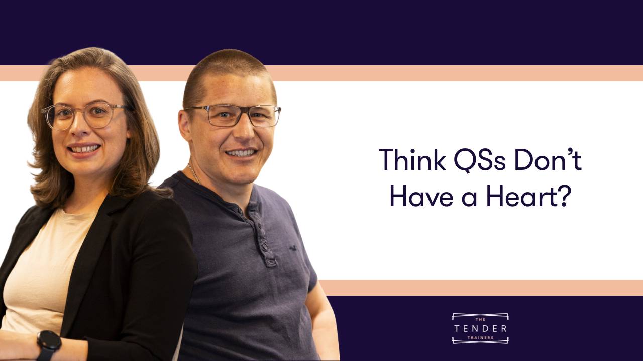 Image of Eve and Rickie with blog title "Think QSs Don’t Have a Heart?"