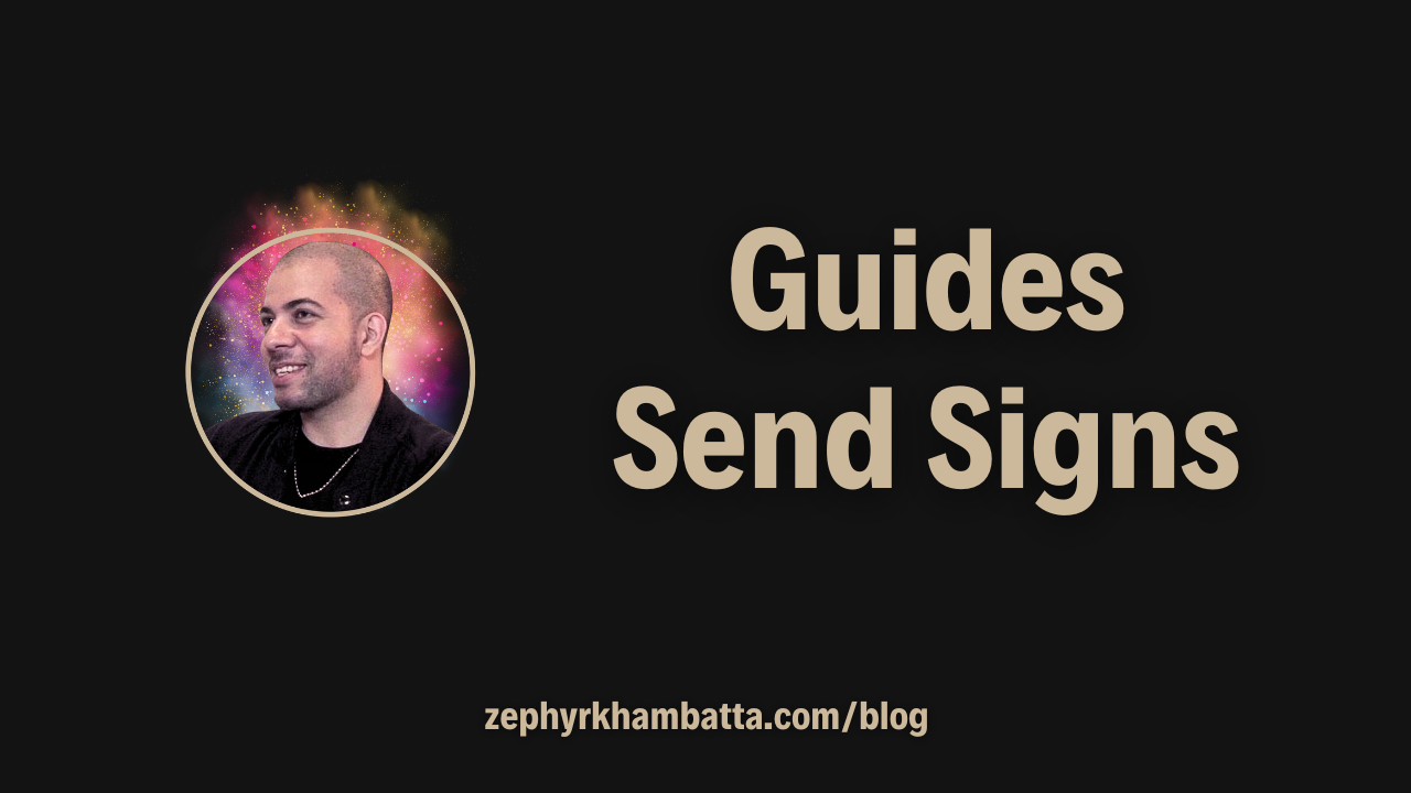 Zephyr Khambatta describing a Reiki session where a spirit guide appeared as an angel transforming into a bird as a symbolic message.